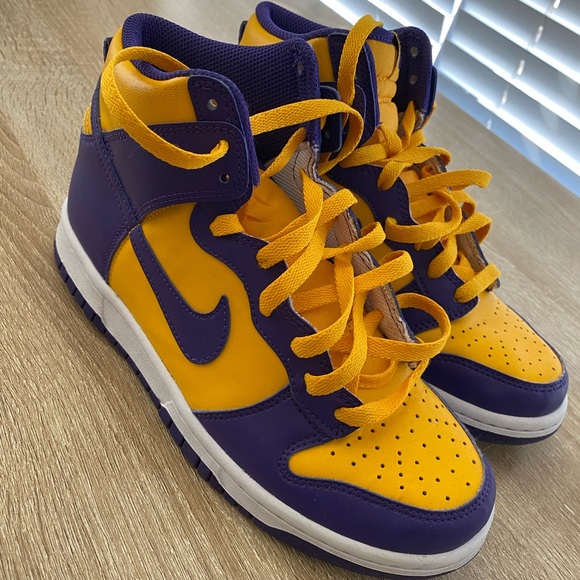 Nike Dunk High Retro “Lakers Outfit” - Picture 3 of 7